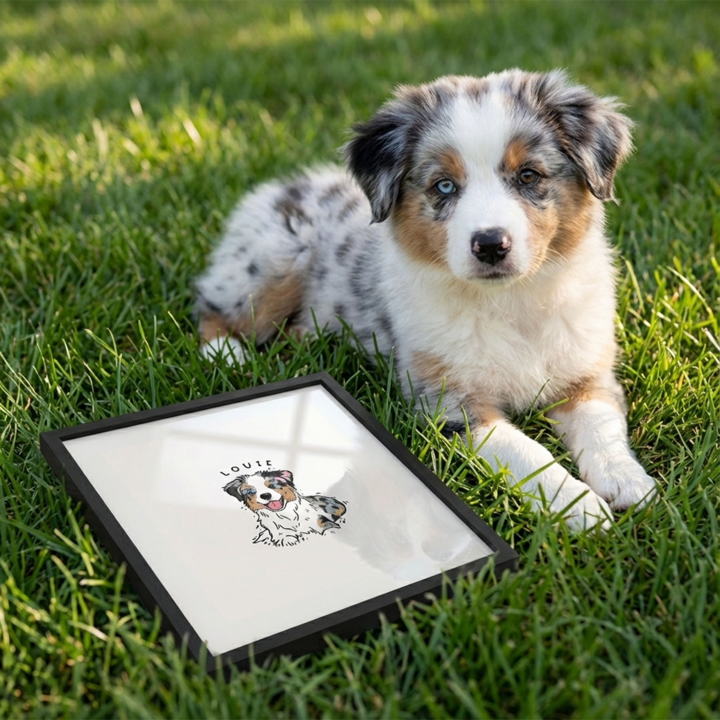 Personalised Dog Doodle Print